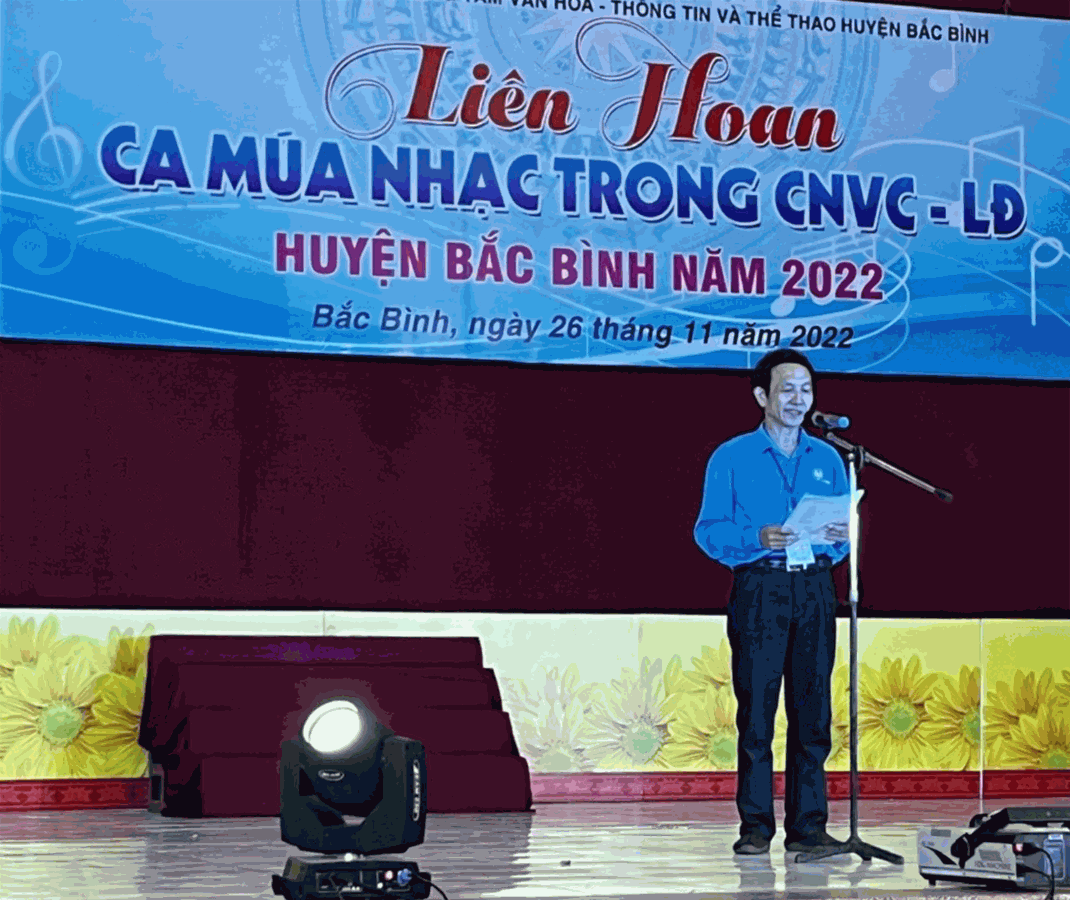 Liên hoan ca múa nhạc trong CNVC- LĐ huyện Bắc Bình năm 2022