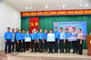 Bàn giao phần việc chào mừng Đại hội Công đoàn tỉnh Bình Thuận lần thứ XI, nhiệm kỳ 2023-2028