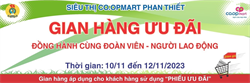 Công đoàn Bình Thuận phối hợp Co.opmart Phan Thiết chăm lo cho đoàn viên, người lao động